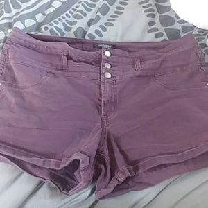 Purple shorts